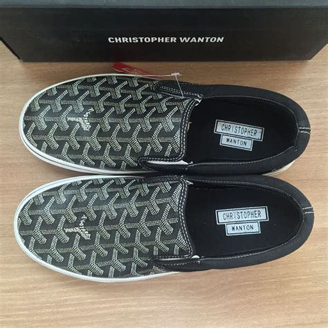 christopher wanton x goyard|Goyard × Vans NEW Vans X Goyard Christopher Wanton .